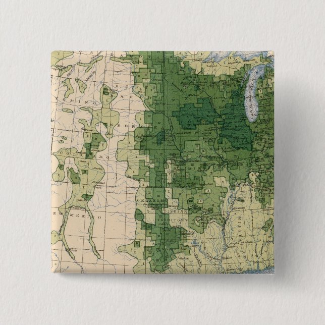 158 Oats/sq mile 15 Cm Square Badge (Front)