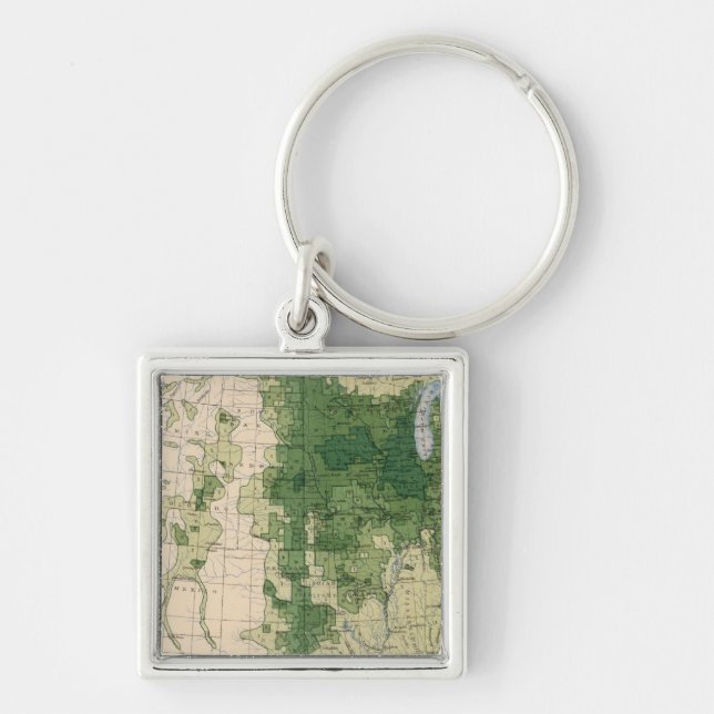 158 Oats/sq mile Key Ring (Front)