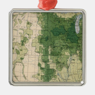 158 Oats/sq mile Metal Tree Decoration