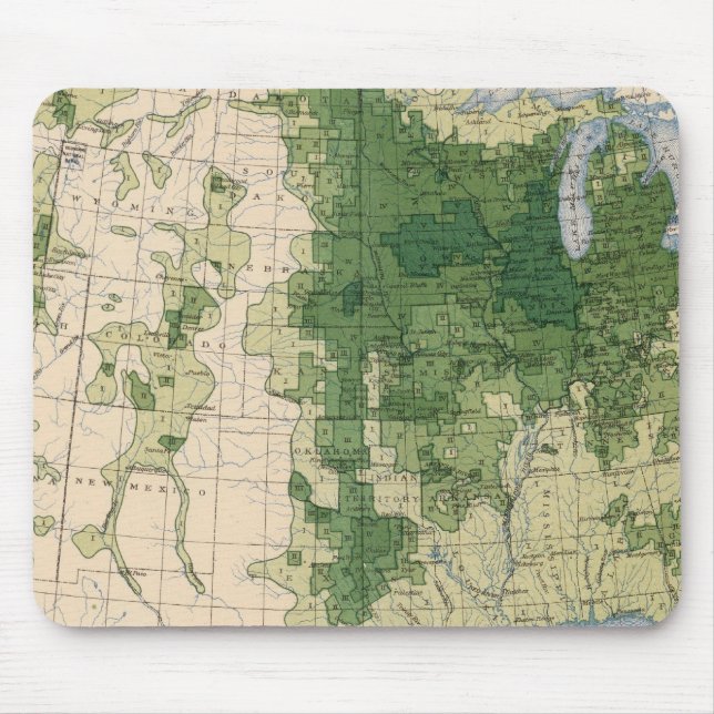 158 Oats/sq mile Mouse Mat (Front)