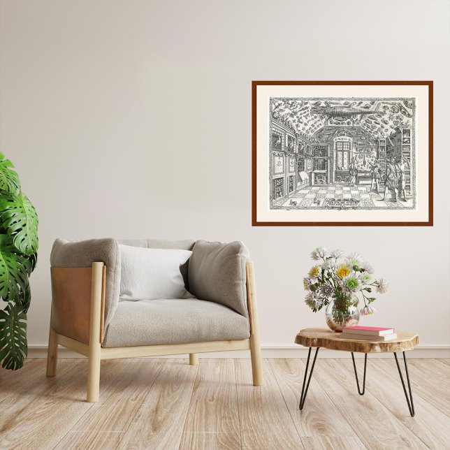 1590's Cabinet Of Curiosities - Archival Print (1590's Cabinet Of Curiosities Print)