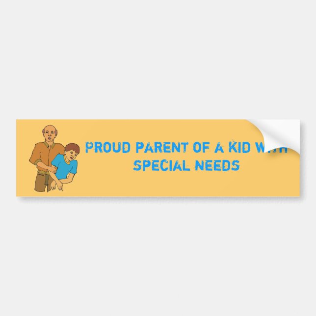 15992551, Proud parent of a kid with special needs Bumper Sticker (Front)