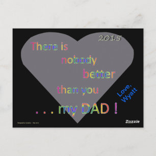 15.05.1 DAD CARD.wyattm Postcard