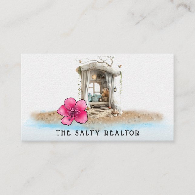 *~* 15 AP13 REALATOR  Beach Rentals B&B Inn  Business Card (Front)