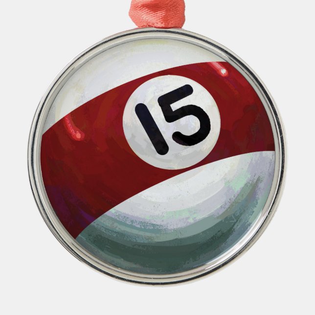 15 Ball Metal Tree Decoration (Front)