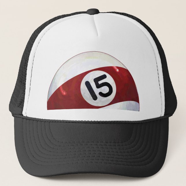 15 Ball Trucker Hat (Front)