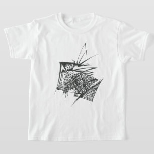 15 Black White Abstract Tribal Tattoo Art T-Shirt