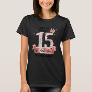 15 & Fabulous I Rose And White Party Group Candid  T-Shirt