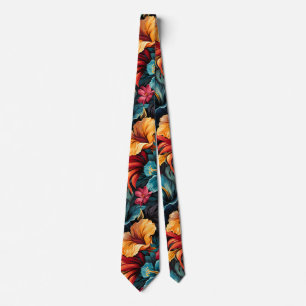 #15 Floral Pattern Tie
