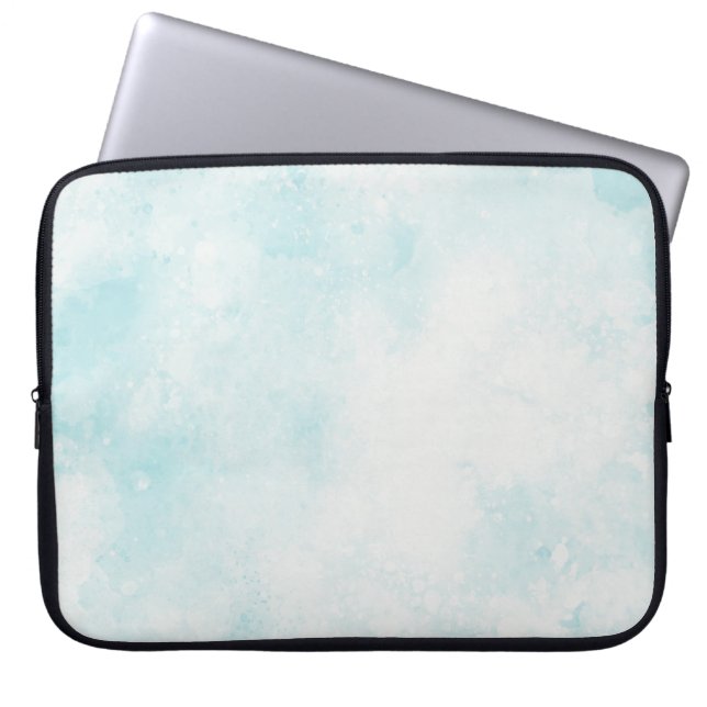 15-Inch Laptop Sleeve – Floral & Gradient Grain  (Front)