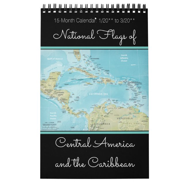 15-Mo Flags of Central America and the Caribbean Calendar (Cover)