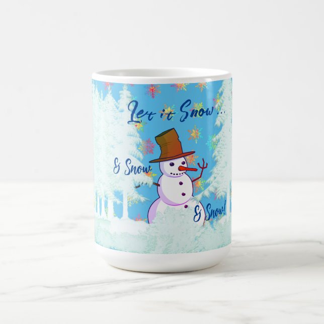 15 Oz. Coffee Hot Drinks Wintertime  Mug (Center)
