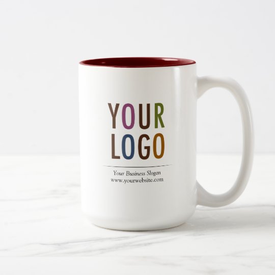 Promotional Custom Mug Company Logo No Minimum | Zazzle.co.uk