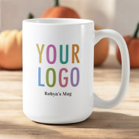 15 oz Logo Coffee Mug for Employees Promotional