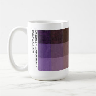 15 oz Magenta + Ultramarine x Cadmium Lemon Mug