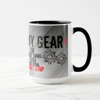 15 oz Mug, "MY GEARS" Mug