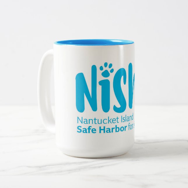 15 oz. NiSHA Mug (Front Left)