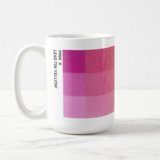 15 oz Pink x Lead Tin Yellow Mug