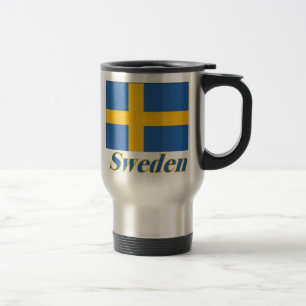 15 oz Stainless Commuter Mug Flag/Sweden