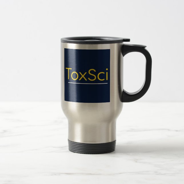 15 oz Travel/Commuter Mug-Let's Talk Toxicology Tr Travel Mug (Right)