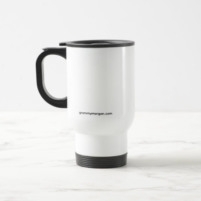 15 oz travel mug White (Left)