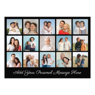 15 Photo Collage Add A Greeting Photo Enlargement