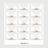 15 Simple Individual Wedding Guest Name Address St
