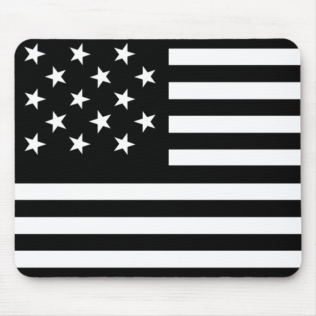 15 Star Us Flag Mouse Mat (Front)
