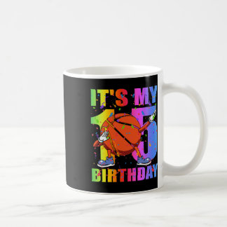 15 Year Old 15th Bysketbyll Birthday Party Theme B Coffee Mug