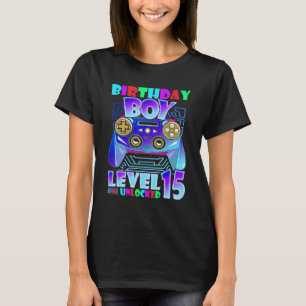 15 Year Old Boy Level 15 Unlocked Awesome 2008 15t T-Shirt
