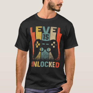 15 Year Old Boys Level 15 Unlocked 15th Birthday T-Shirt