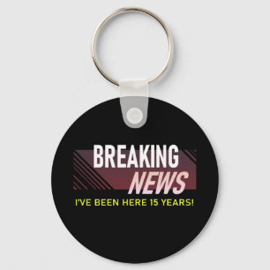 15 Year Work Anniversary 15th Employee Tenure Mug Key Ring