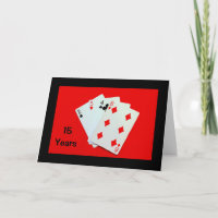 15 Years Is A Big Deal! Anniversary Card