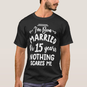 15 years married Couple 15th Anniversary T-Shirt