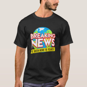 15 Years Of Service Company Anniversary 15 Years W T-Shirt