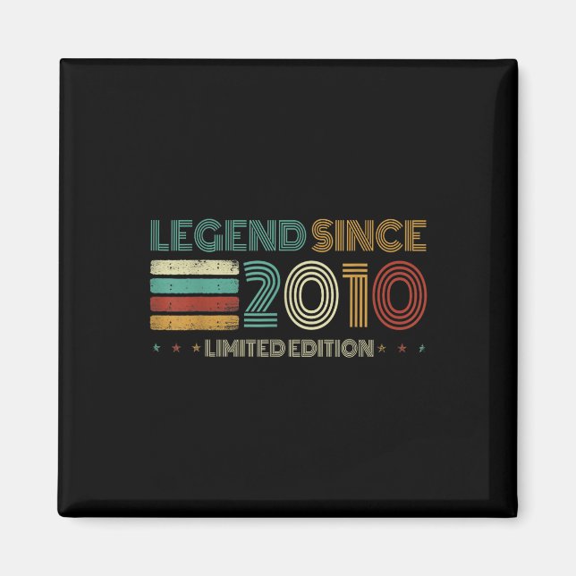 15 Years Old Legend Since 2010 15th Birthday  Magnet (Front)