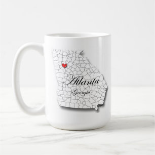 15oz Atlanta Mug, Atlanta Mug, Atlanta Coffee Mug, Mug