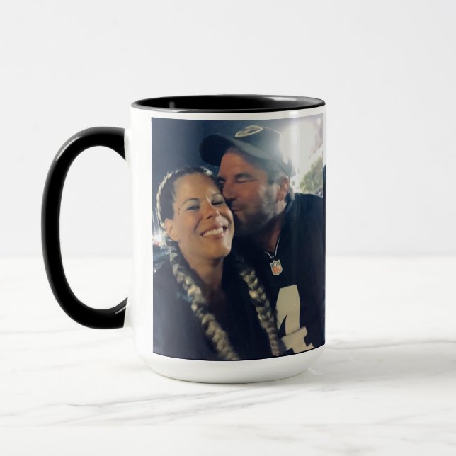 15oz Combo Custom Raiders Photo Mug By Zazz_it (Left)