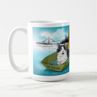 15oz Mug: Capt Oliver & the SS OASis (cat on boat) Coffee Mug