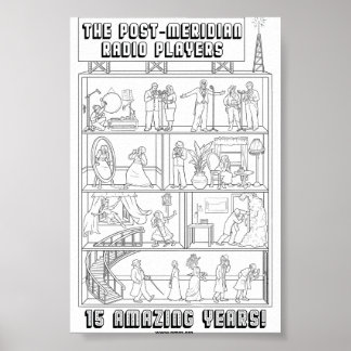 15th Anniversary B/W Poster