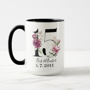15th Anniversary Coffee Mug