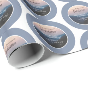 15th Anniversary of Ordination Congrats Wrapping Paper