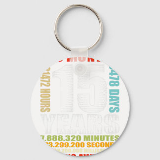 15th Birthday 15 Years Old Boys Girls Kids Being A Key Ring