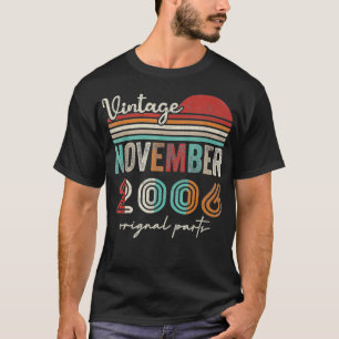 15th Birthday 15 Years Old Vintage November 2006 m T-Shirt