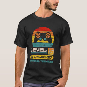 15th Birthday  Boys Level 15 Unlocked Official Tee