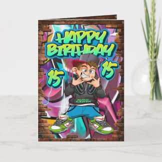 15th birthday card