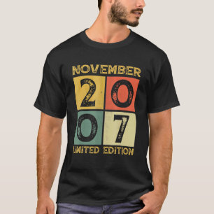 15th Birthday Decorations November 2007 15 Years O T-Shirt