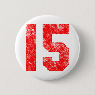 15th Birthday Gifts 6 Cm Round Badge