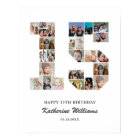 15th Birthday Number 15 Custom Photo Collage