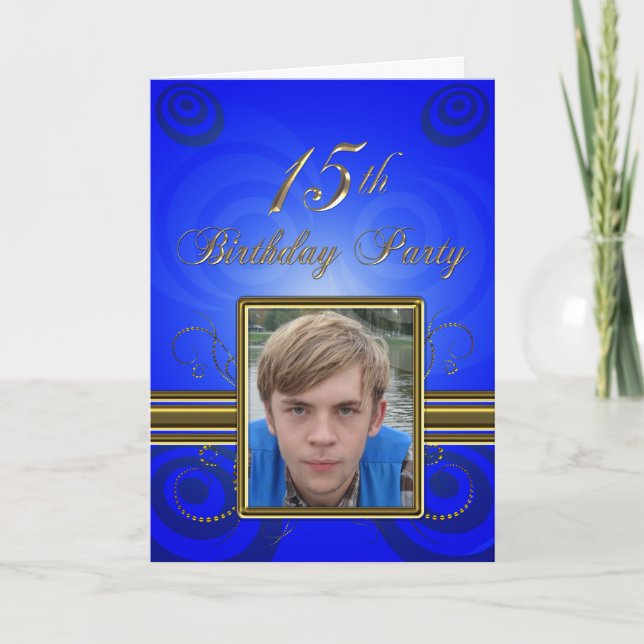 15th Birthday party Invitation (Front)